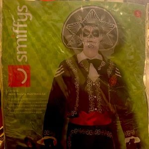 Mens size small day of the dead costume